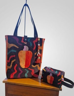 Bolsa Tiê *Kit* Caju Colorido