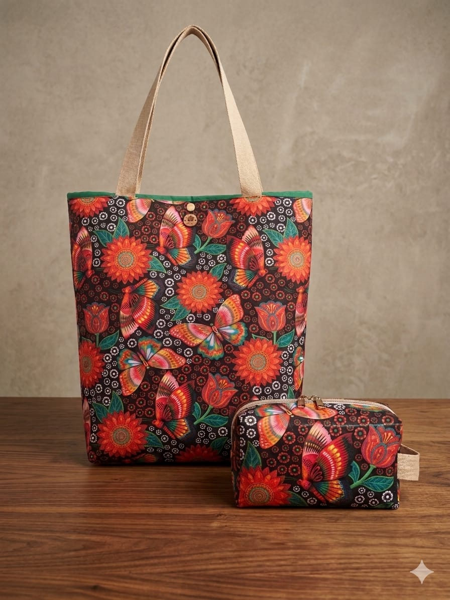 Bolsa Tiê *Kit* Borboletas